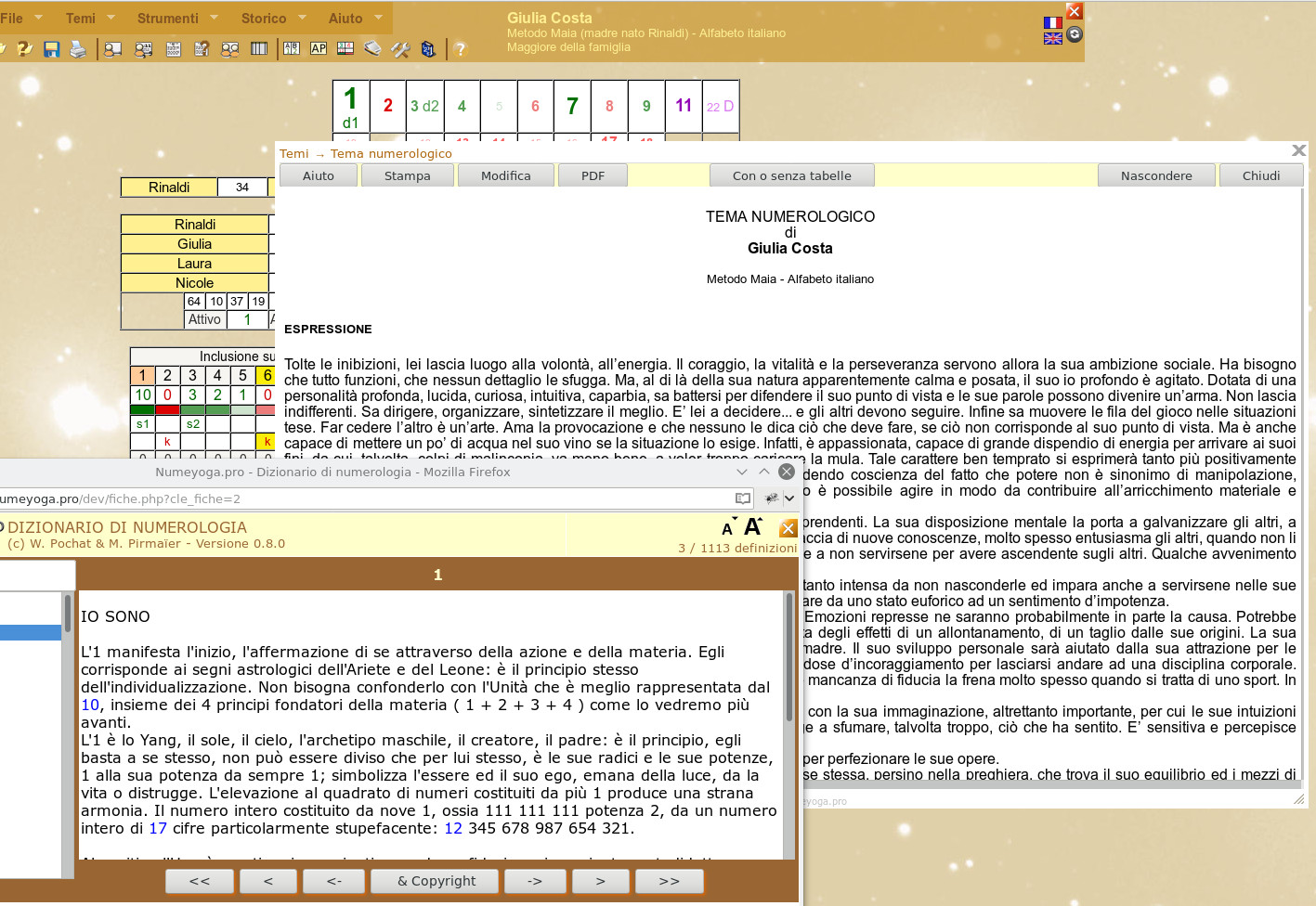 Online Numerologia Software